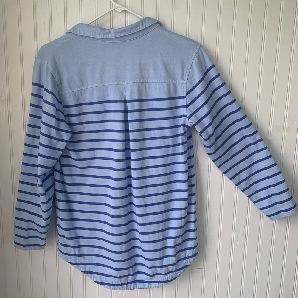 Vineyard Vines (Small) Light Blue Collared V-Neck - Picture 4 of 5